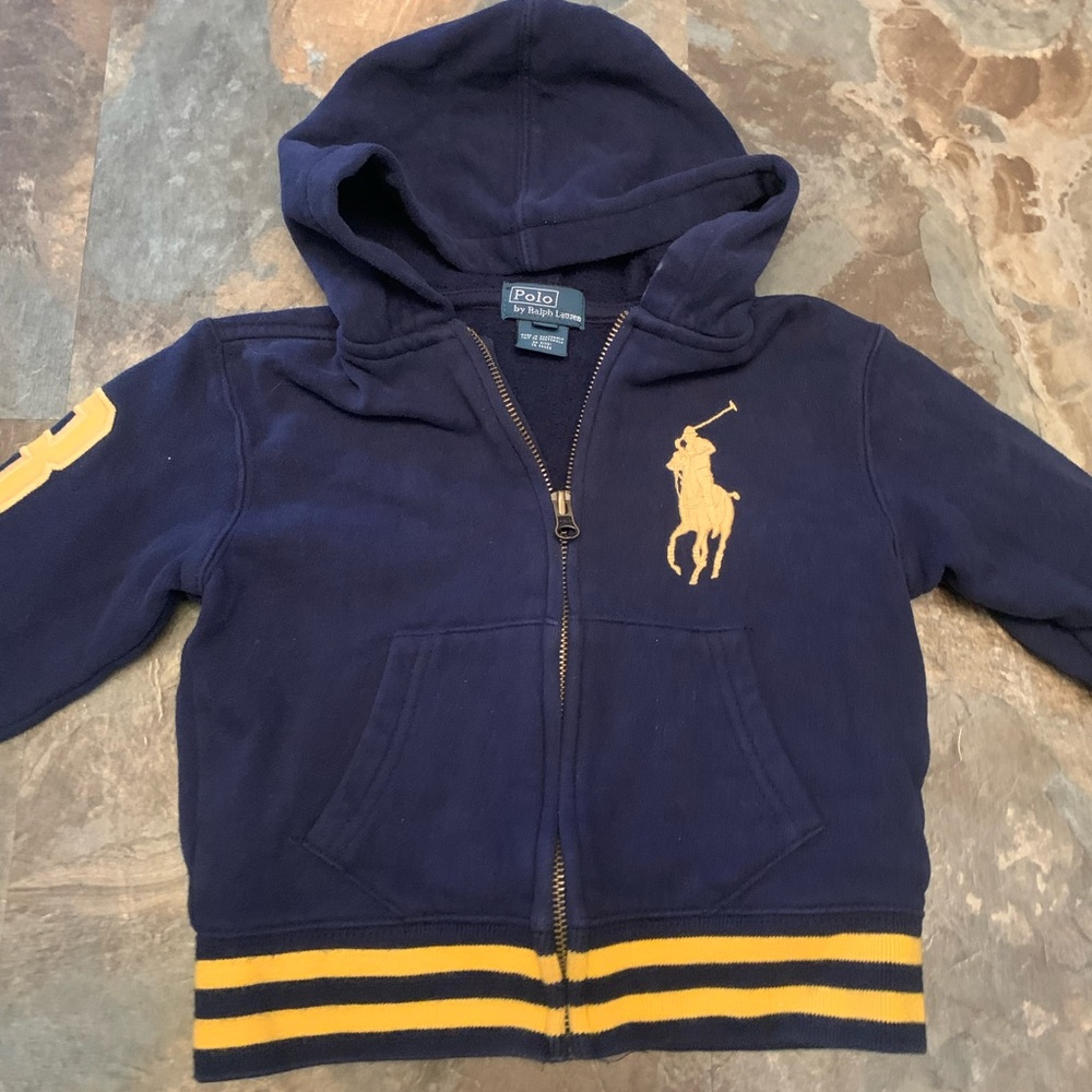 Kids 3T polo Ralph Lauren hoodie - Picture 2 of 3
